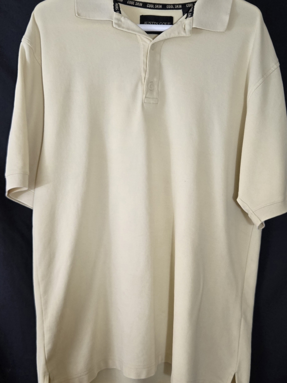 Austin Golf Tour Collection Men's Polo Shirt - Cream #610
